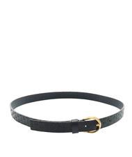 ROCCOBAROCCO EMBOSSED Leather belt blue - Belts - 2