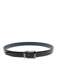 ROCCOBAROCCO DOUBLEFACE Reversible belt black/blue - Belts - 3