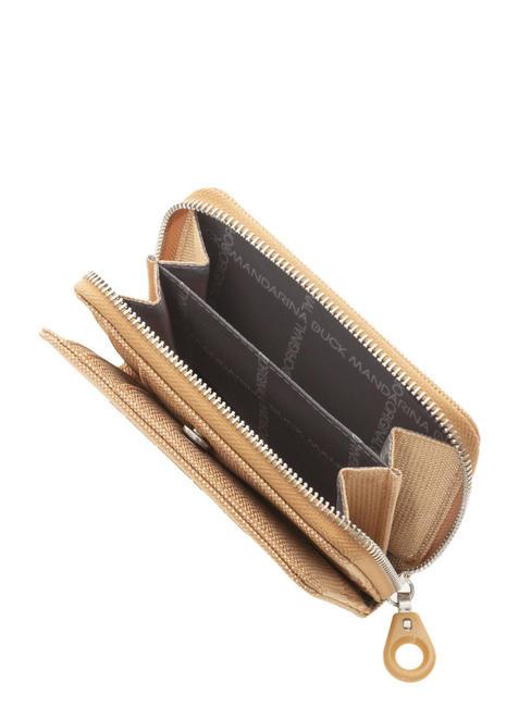 LUX MD20 LUX Wallet with double compartment mustard lux - Women’s Wallets