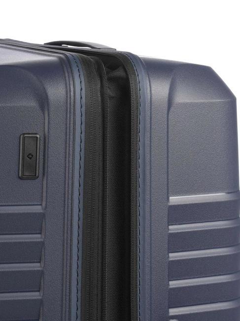 INTUO Extra large expandable trolley night blue - Rigid Trolley Cases