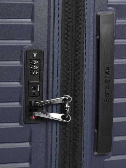 INTUO Extra large expandable trolley night blue - Rigid Trolley Cases