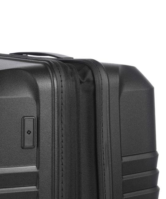 INTUO Large expandable trolley BLACK - Rigid Trolley Cases