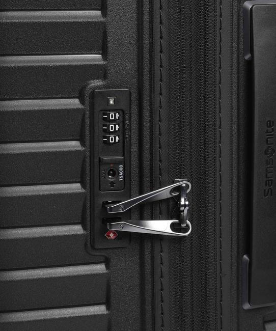 INTUO Large expandable trolley BLACK - Rigid Trolley Cases