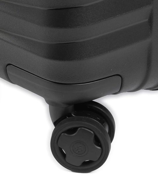 INTUO Large expandable trolley BLACK - Rigid Trolley Cases