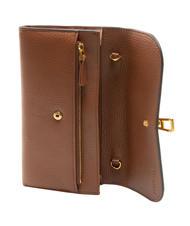 COCCINELLE MAGIE Leather clutch bag with chain shoulder strap BRULE - Women’s Bags - 4