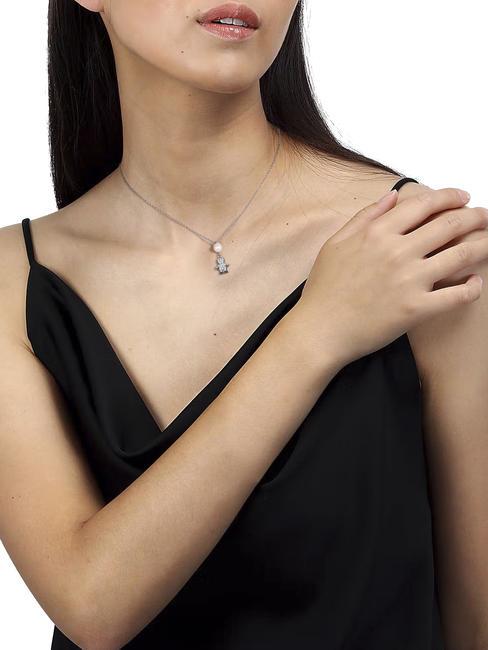 PERLA 925 silver necklace SILVER - Necklaces