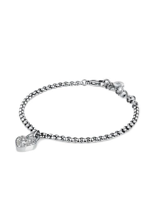 ABBRACCIO Heart charm bracelet blanc - Bracelets