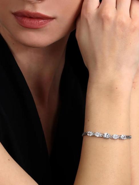 COLORI Chain bracelet with zircons blanc - Bracelets