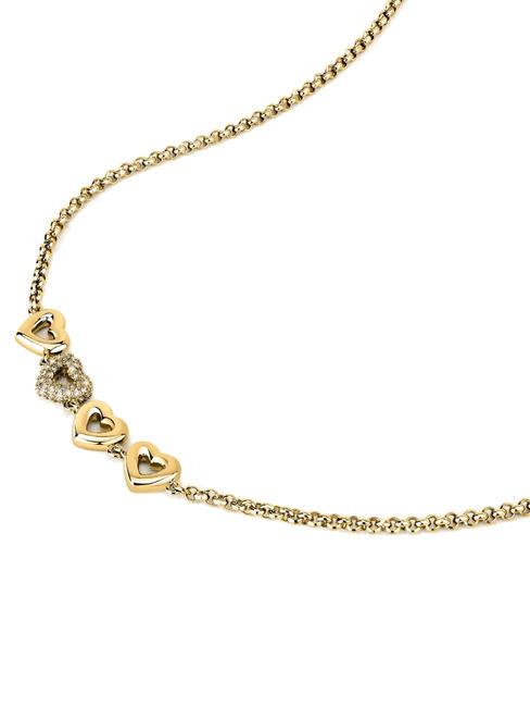 BAGLIORI 4 hearts choker necklace gold - Necklaces