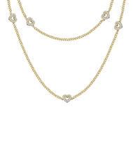 MORELLATO INCONTRI Double twist necklace with hearts gold - Necklaces - 3