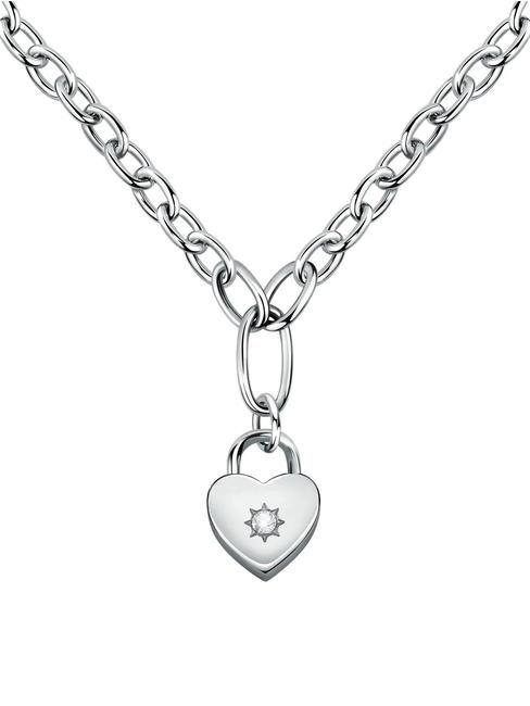 ABBRACCIO Heart charm chain necklace SILVER - Necklaces