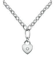 MORELLATO ABBRACCIO Heart charm chain necklace SILVER - Necklaces - 4
