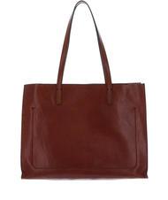 THE BRIDGE MIRRA  Shoulder bag, in leather BROWN - Women’s Bags - 3