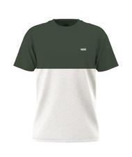 VANS COLORBLOCK Short sleeve cotton t-shirt white/mountain view - T-shirt - 4