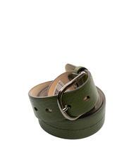 THE BRIDGE BRUNELLESCHI Leather belt cypress dk ruthenium - Belts - 2