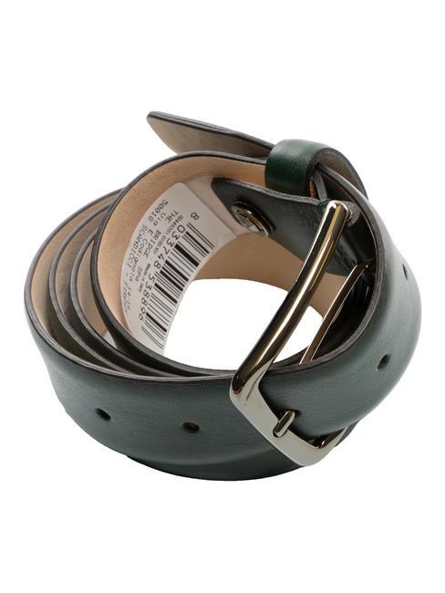 BRUNELLESCHI  Men's leather belt malachite/rut. dark - Belts