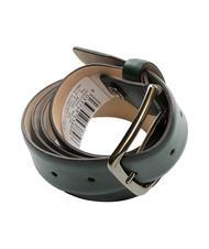 THE BRIDGE BRUNELLESCHI  Men's leather belt malachite/rut. dark - Belts - 3