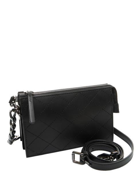 CROSTATA  Mini shoulder bag, in leather Black - Women&rsquo;s Bags