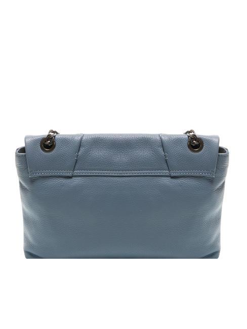 MIMOSA  Shoulder bag, in leather blue sky - Women’s Bags