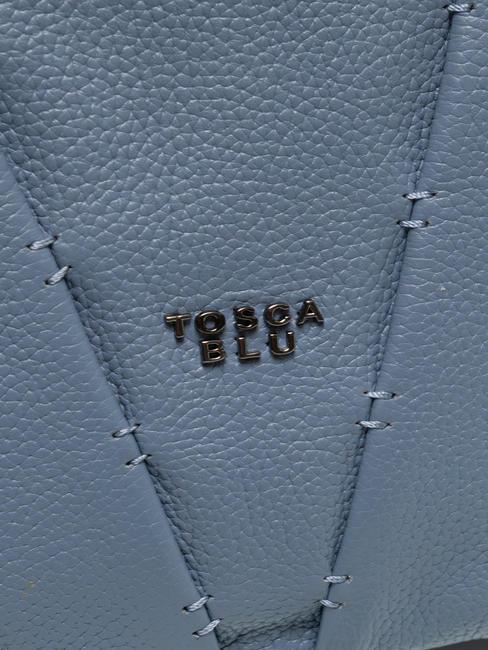 MIMOSA  Shoulder bag, in leather blue sky - Women’s Bags