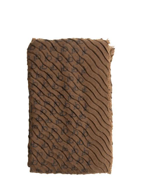 LOGO ALL OVER Scarf Brown - Scarves