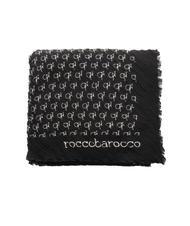 ROCCOBAROCCO LOGO ALL OVER Scarf black - Scarves - 4