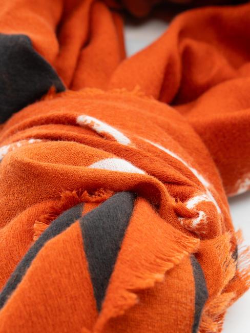 BICOLOR  Scarf Red-black - Scarves