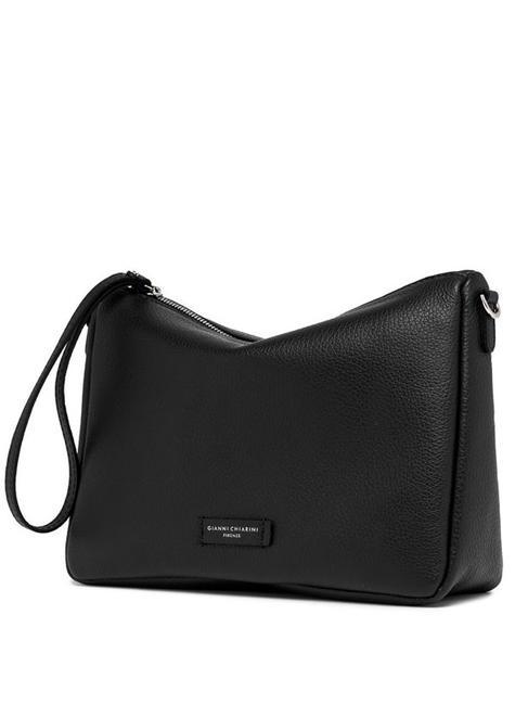 NORA POUCH Leather bag with shoulder strap Black - Women’s Bags