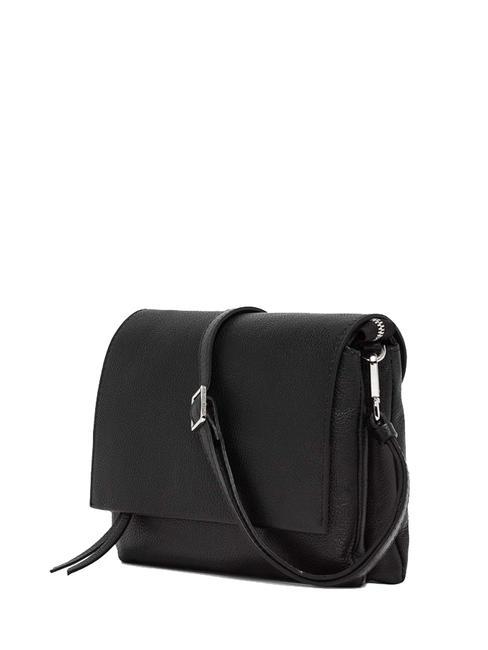 THREE Shoulder bag, in leather Black - Women’s Bags