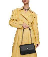 CALVIN KLEIN RE-LOCK  Shoulder/cross body bag allover logo - Women’s Bags - 6