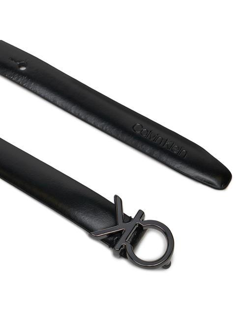 DAILY Leather belt ck black - Belts