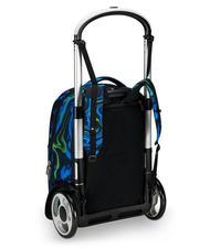SEVEN TYRE MULTI-SHADE 3 in 1 trolley backpack, detachable Black - Backpack trolleys - 5