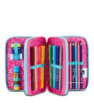 SJGANG PINKFUR GIRL Pencil case with complete school kit radiance blue - Cases and Accessories - 2