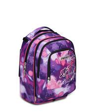 SEVEN DETACH BUBBLE STREET Detachable double backpack trolley ROSE VIOLET - Backpack trolleys - 6