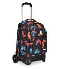 INVICTA NEW WAY NEW PLUG Fantasy Backpack with detachable trolley blurry butterfly - Backpack trolleys - 2