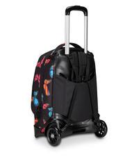 INVICTA NEW WAY NEW PLUG Fantasy Backpack with detachable trolley blurry butterfly - Backpack trolleys - 3