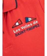 NORTH SAILS SAINT-TROPEZ Short sleeve polo shirt in cotton red - Polo shirt - 3