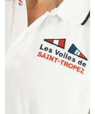 NORTH SAILS SAINT-TROPEZ Short sleeve polo shirt in cotton white - Polo shirt - 3