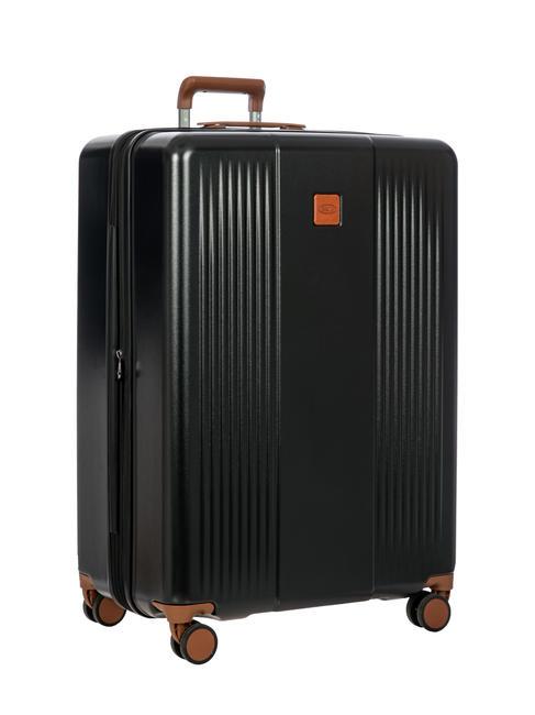 FERRARA Large, expandable trolley Black - Rigid Trolley Cases
