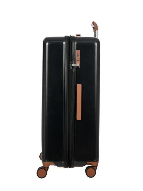 FERRARA Large, expandable trolley Black - Rigid Trolley Cases
