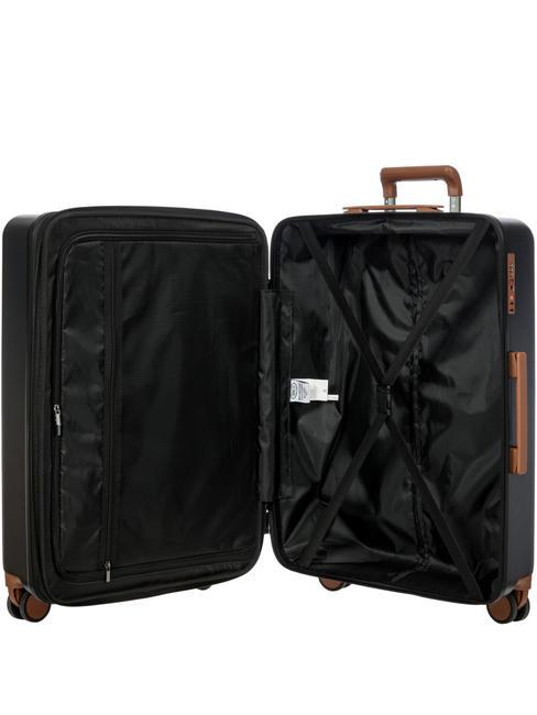 FERRARA Medium trolley, expandable Black - Rigid Trolley Cases