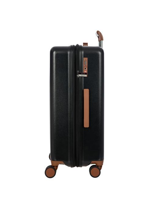 FERRARA Medium trolley, expandable Black - Rigid Trolley Cases