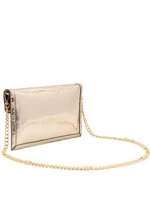MAIL LEOPARD  Hand clutch bag, with shoulder strap gold - Women&rsquo;s Bags