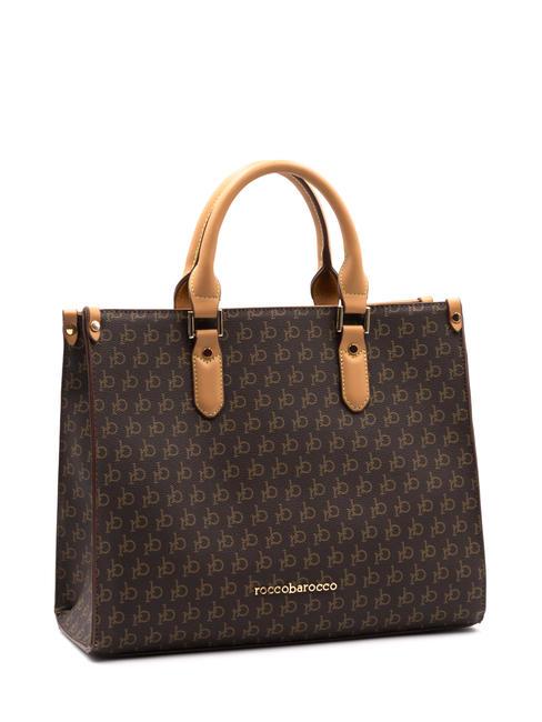 MONOGRAM Logo Hand bag, with shoulder strap brown - Women’s Bags