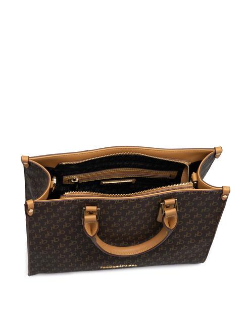 MONOGRAM Logo Hand bag, with shoulder strap brown - Women’s Bags