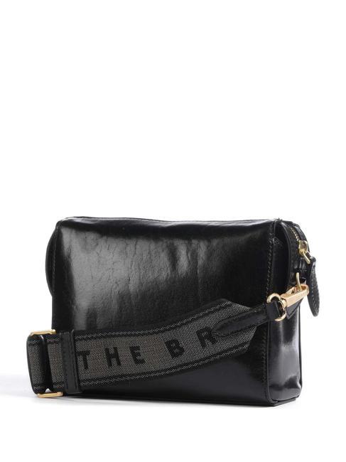 FRIDA Mini shoulder bag, in leather Black Gold - Women’s Bags