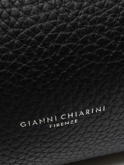 DUA Shoulder bag, in leather black-beaver - Women’s Bags