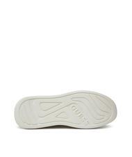 GUESS ELBA  Sneakers white brown ocher - Men&rsquo;s shoes - 5