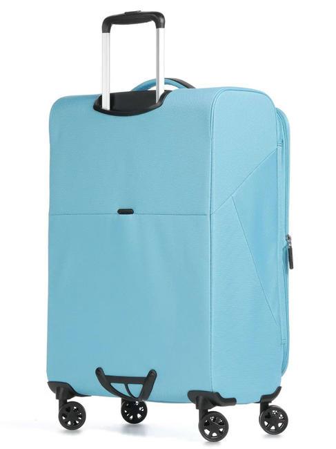 LITEBEAM Medium expandable trolley ocean blue - Semi-rigid Trolley Cases