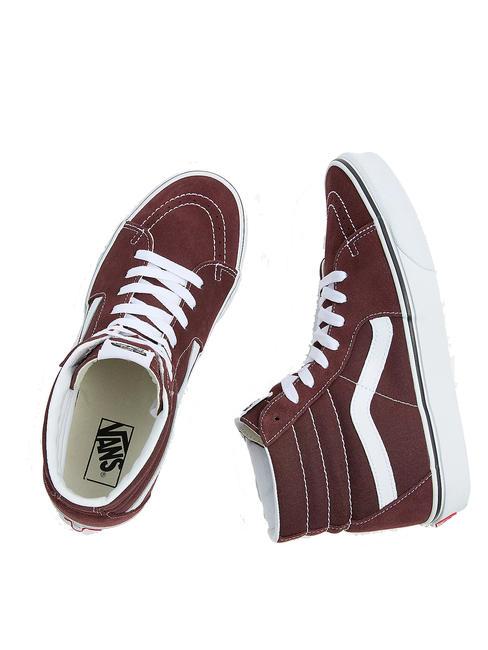 UA SK8-HI Leather sneakers color theory bitter chocolate - Unisex shoes
